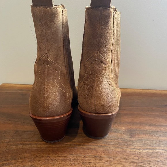 Dolce Vita Suede Western Ankle Chelsea Boots - Picture 2 of 6